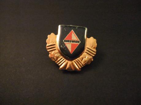 Borgward Duits automerk logo goudkleurige rand